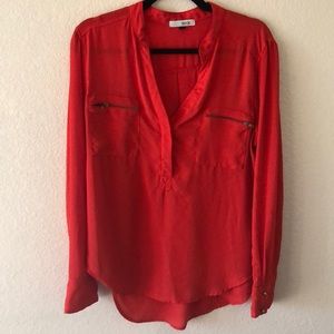 Bright Red/Orange top